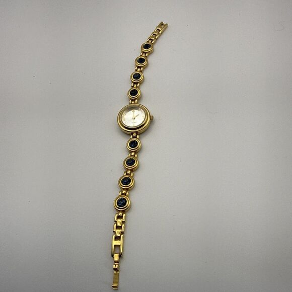 New Gold Watch With Pink Jewels - Picture 4 of 4